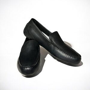 🌻NEW w.box SPERRY Black Davenport Leather Venetian Driver Casual Shoes Mens 10